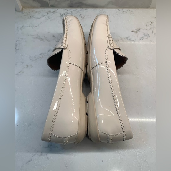 Coach Odette Cream Patent Loafers Shoes Size 9.5 - Picture 5 of 6